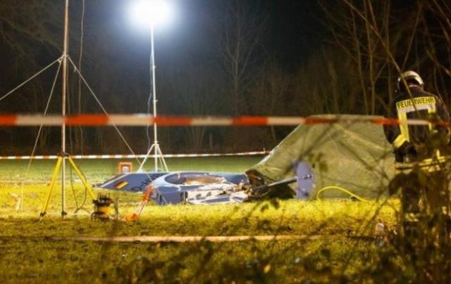 В Германии разбился полицейский вертолет